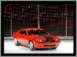 Coupe, Czerwony, Dodge Challenger